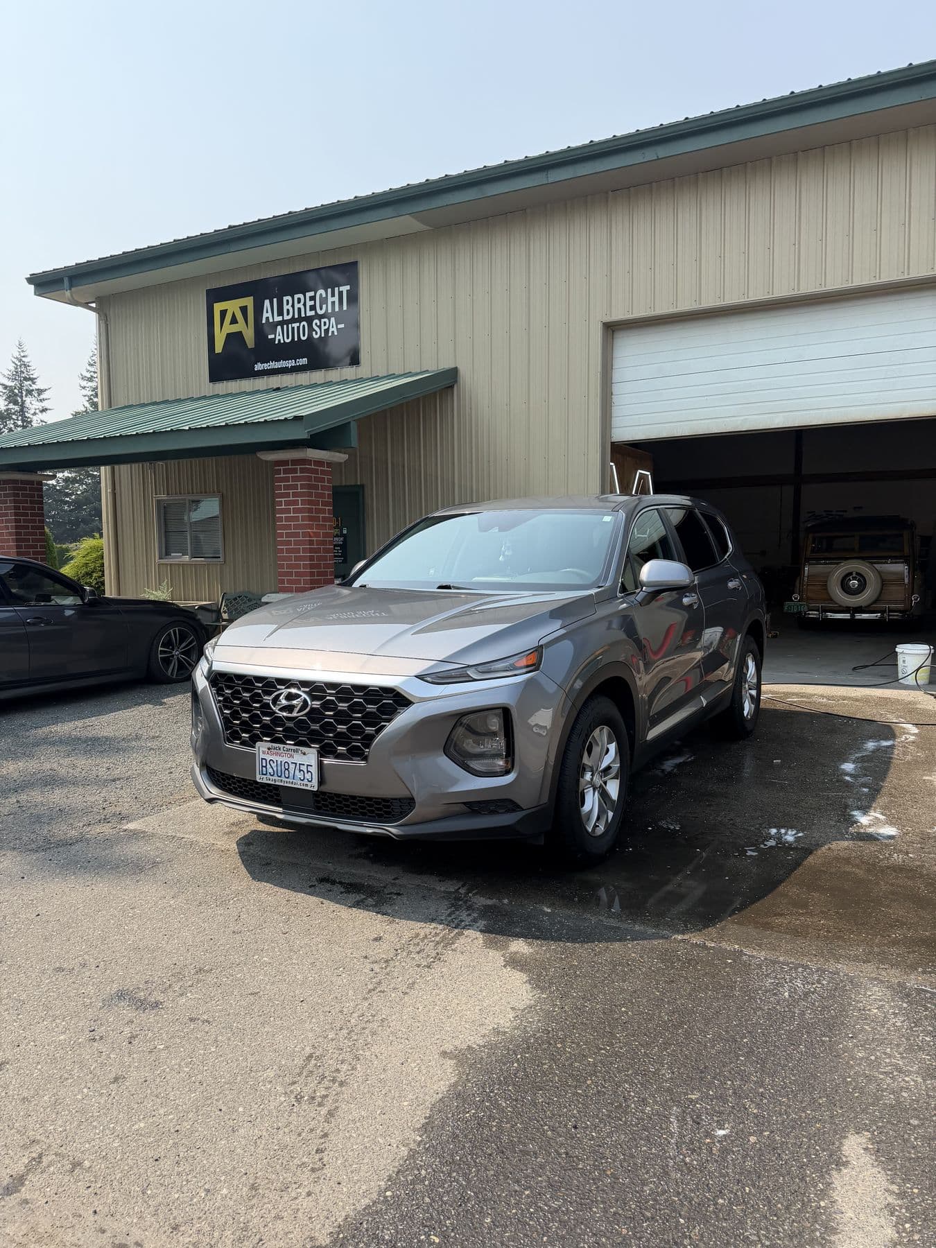 Hyundai Santa Fe after a full detail at Albrecht Auto Spa in Ferndale, WA