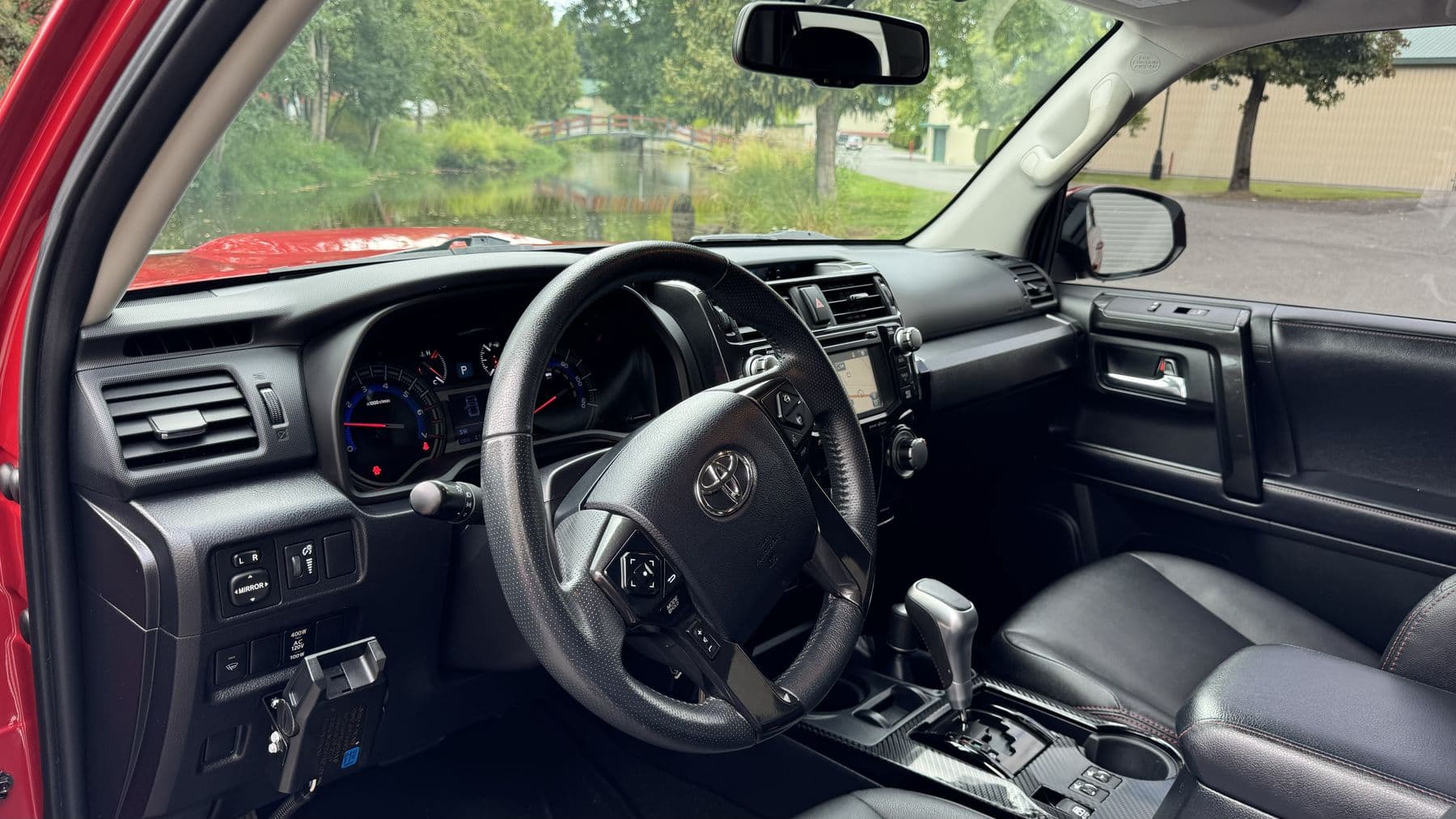 Toyota 4Runner interior after cleaning and conditioning at Albrecht Auto Spa in Ferndale, WA
